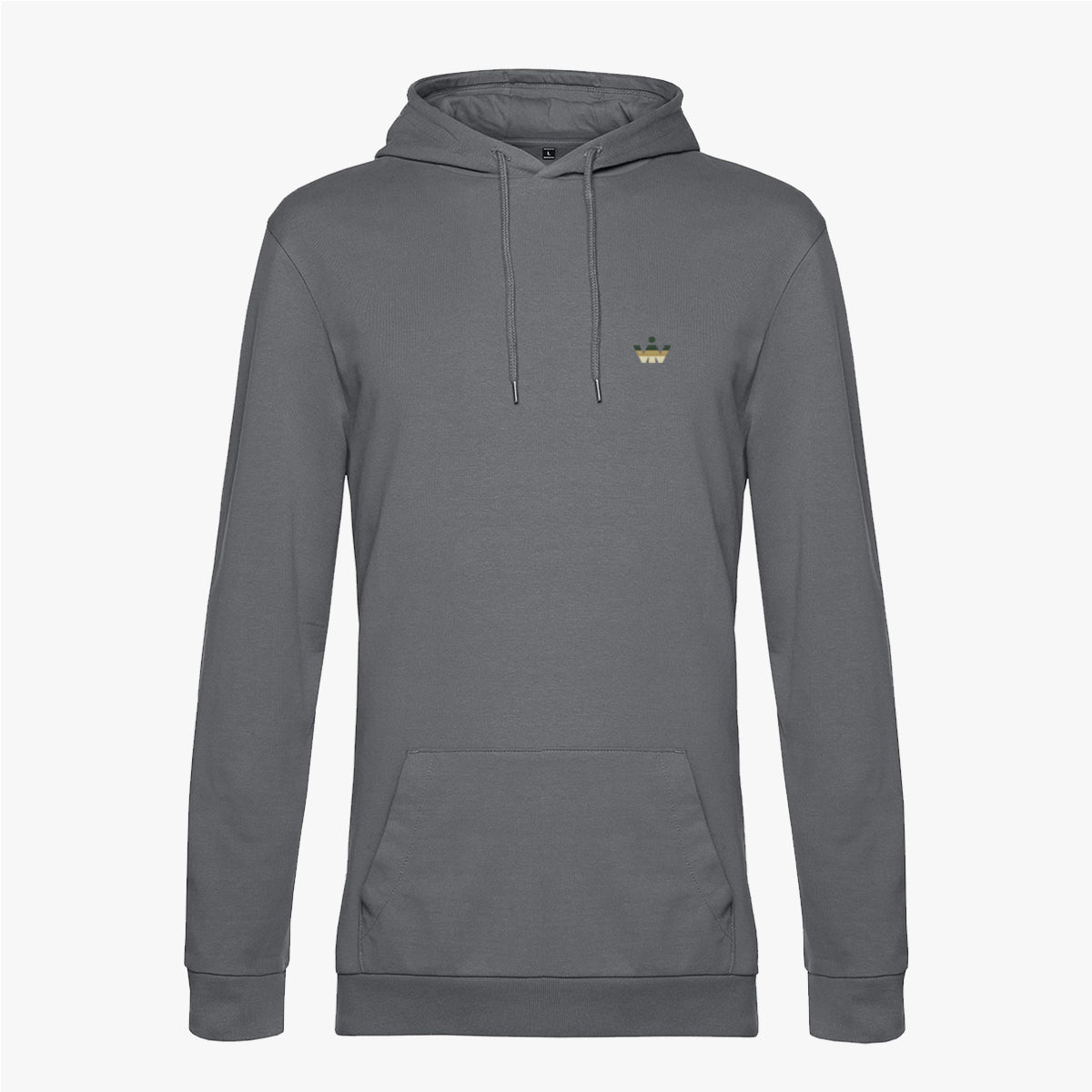 minimalist hoddie elephant grey