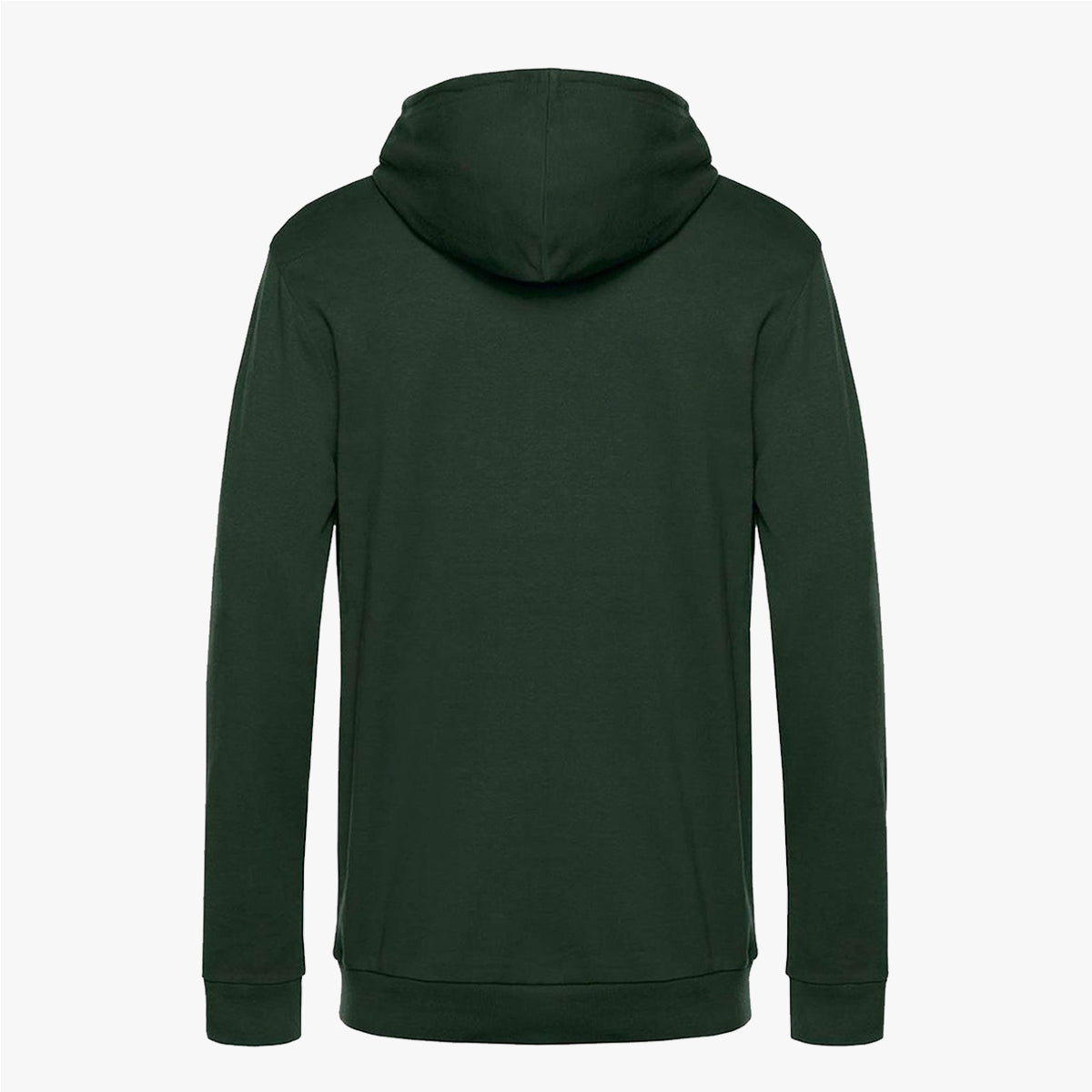 minimalist hoddie forest green