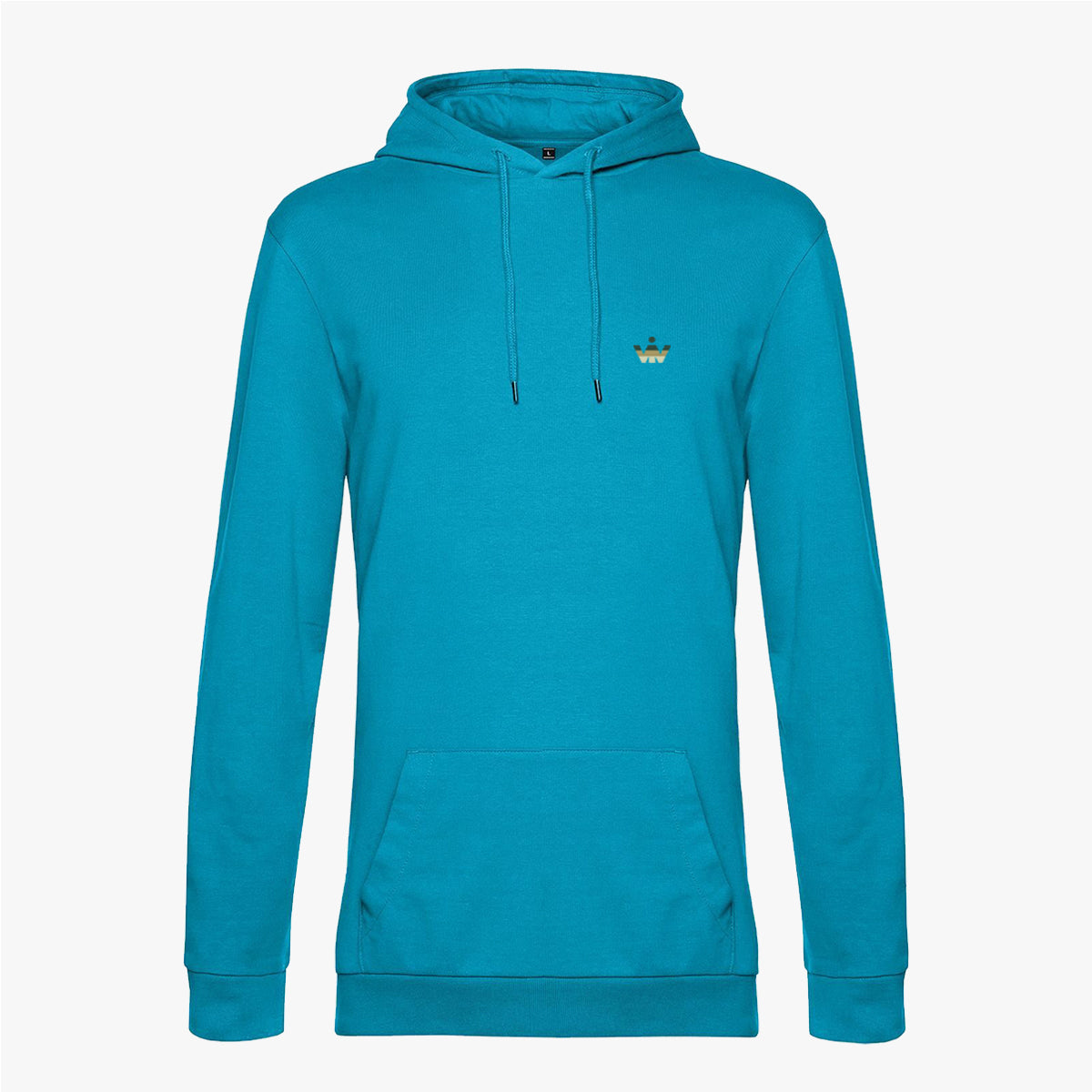 minimalist hoddie hawaiian blue