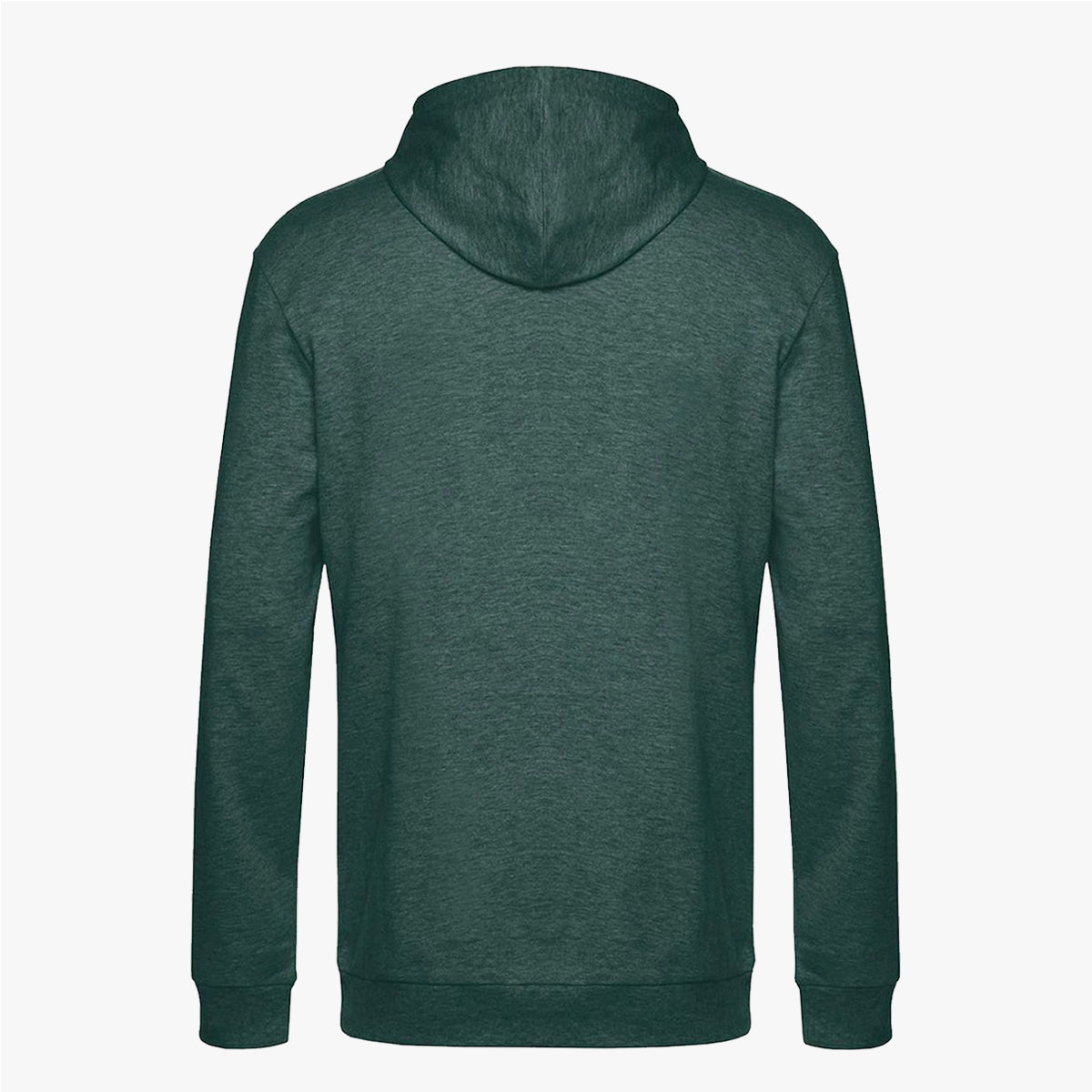 minimalist hoddie heather dark green