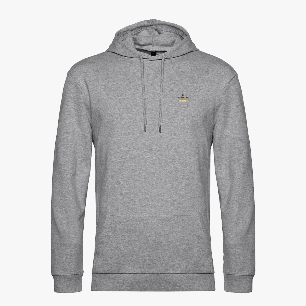 minimalist hoddie heather grey