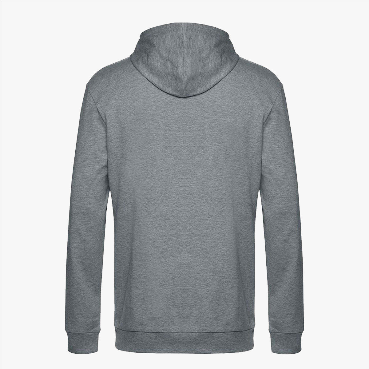 minimalist hoddie  heather mid grey